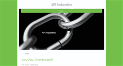 Desktop Screenshot of apiind.com